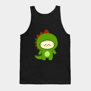 Dino-mite kitty : Ready to Roar! Tank Top